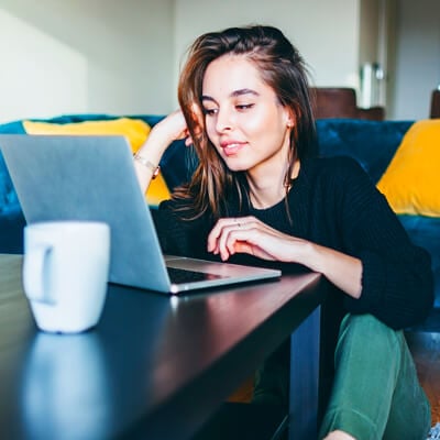 Woman on laptop